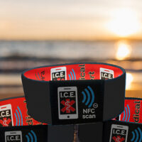 ICE Medical ID Bracelet Elasticated SmartBand (Standard Model)